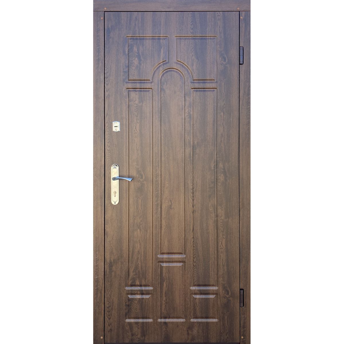 вхідні двері арка вулиця дуб бронзовий